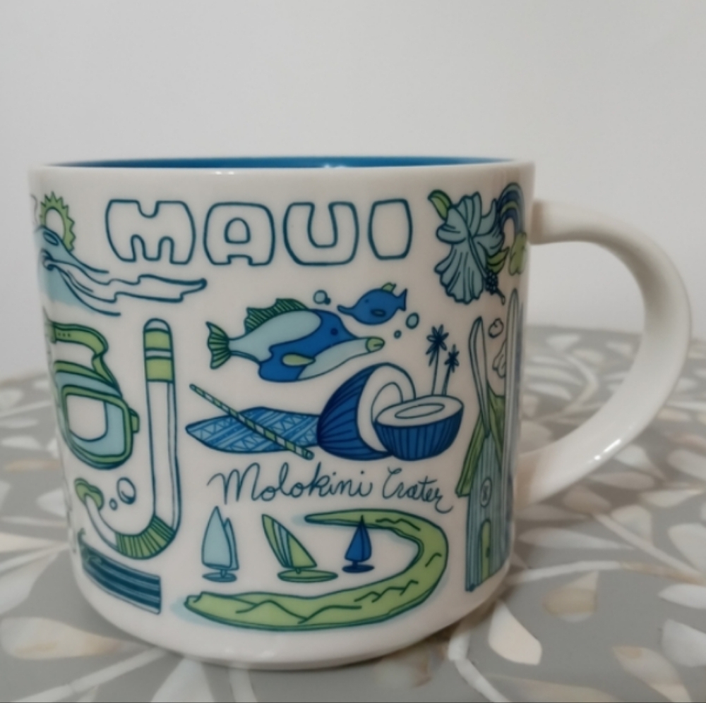 Starbucks Been There Series Maui Hawaii Coffee Mug 14 fl oz